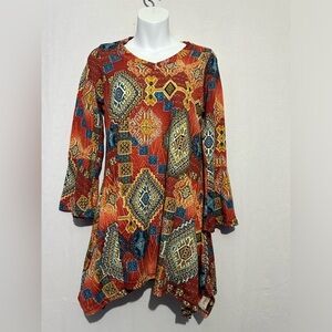 WinWin Boho Geometrical multicolor Tunic | M
